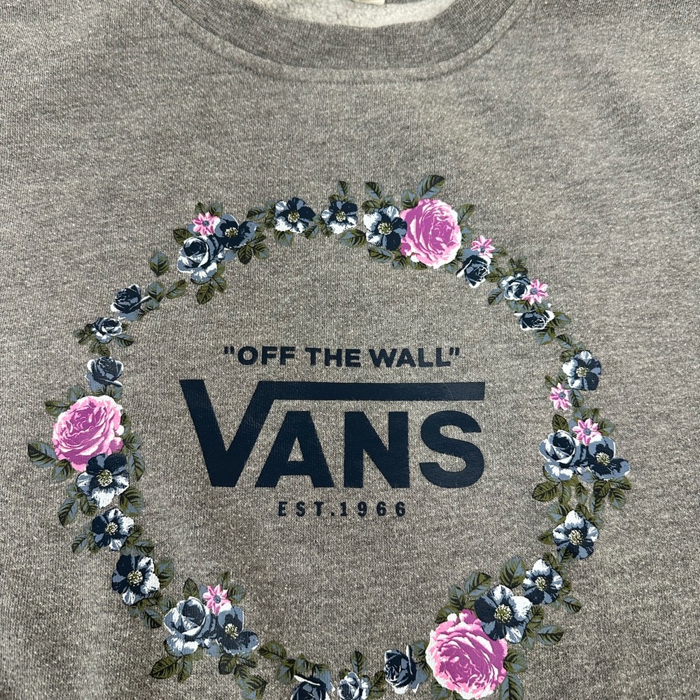 Gray Women’s Vans sweatshirt